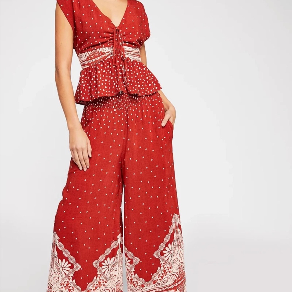Free People Babylon RiverPatterned 2 Pc Set in Small